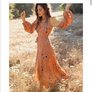 Christy Dawn Bergen Dress Terracotta Floral